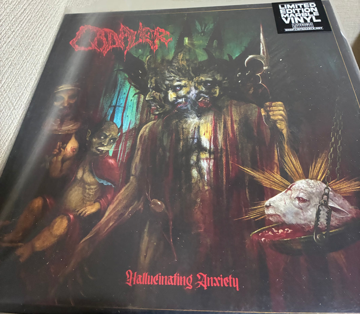 CADAVER
【HALLUCINATING ANXIETY】新品レコード